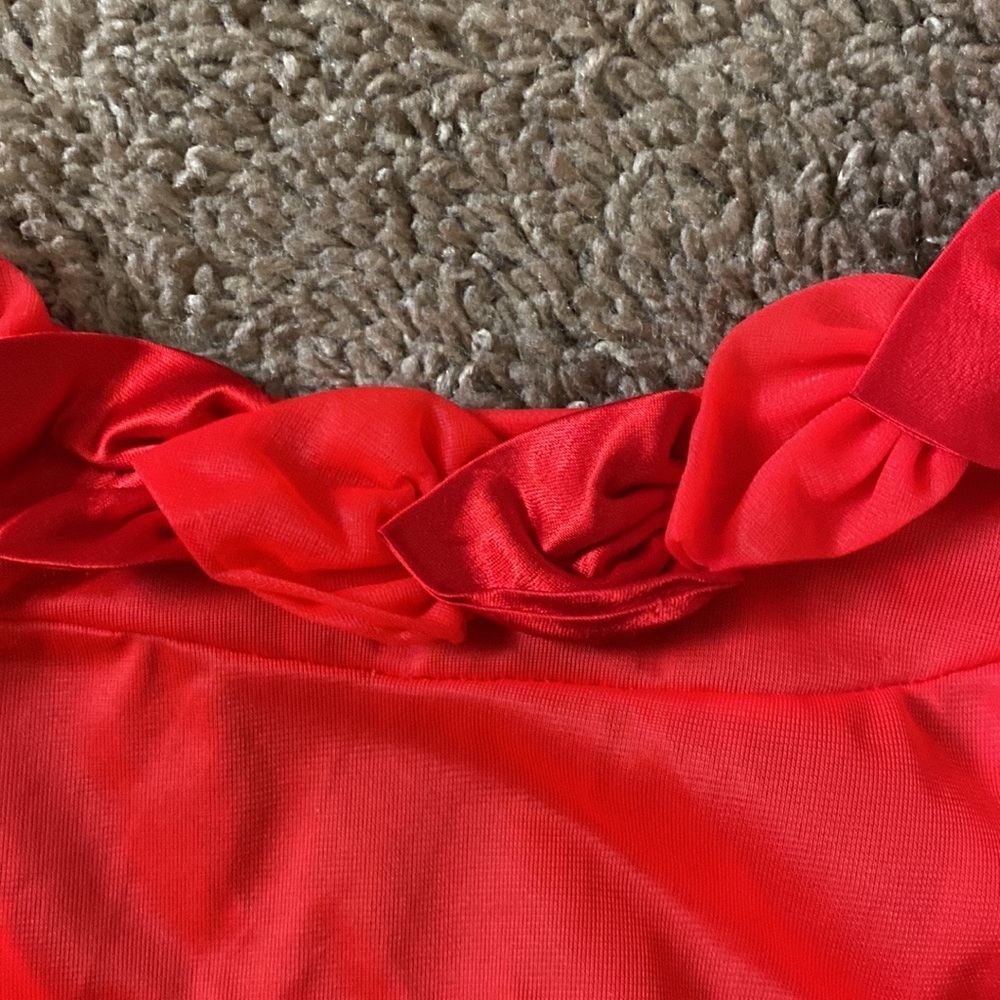 VTG 60’s THE MATADOR by JER MARAI Red Nylon Lace Pajamas - Picture 12 of 12